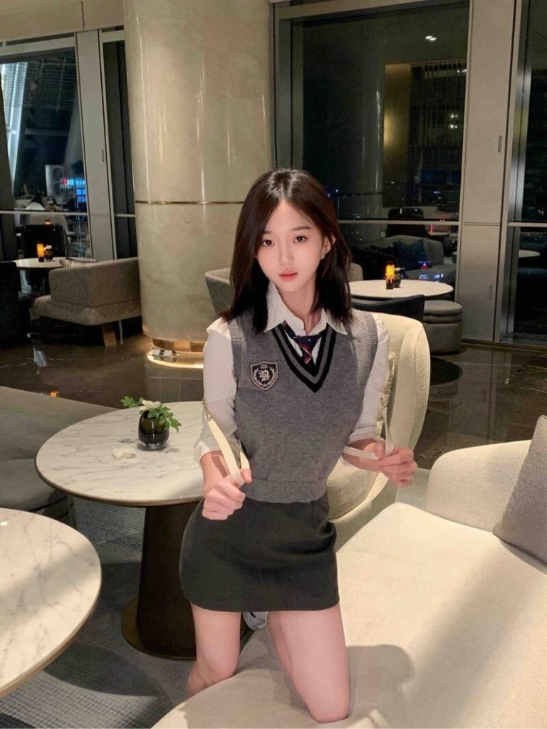 深圳外围 真实04刚破C小巧玲珑首次学生妹 jk服筷子腿3