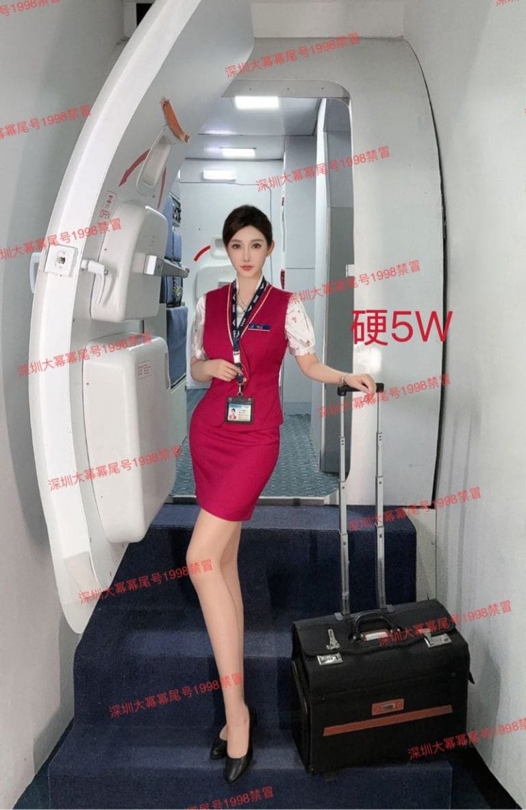 深圳外围 极品02年南航在飞空姐176CM气质非凡 天然大G巨乳