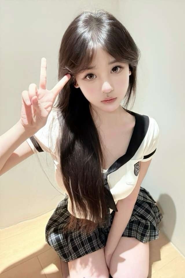 上海外围 纯天然白小纯06年166/D全身皮肤白皙光滑 妈生脸无风尘味